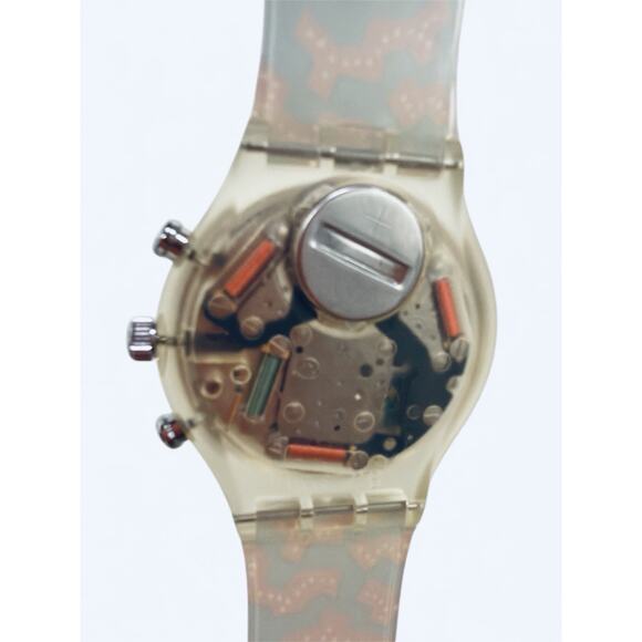 Swatch Watch Wild Card SCK100 1993 Chrono Rare Swiss Made Vintage Quartz - Picture 8 of 10